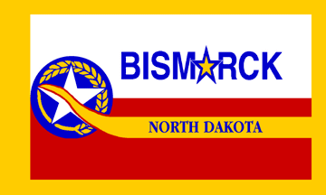 bismarck dakota north city flag flags mayors fotw martucci permission david american association crwflags flagge