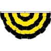 [Maryland 2-Color Pleated Full Fan]