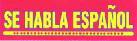 Se Habla Español - 3x10' Vinyl Banner