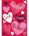Valentine Hearts Banner