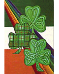 Triple Shamrocks Banner