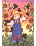 Smiley Scarecrow Banner