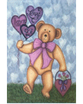 Balloons Bear Banner