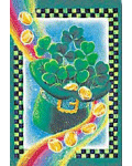Rainbow Clover Hat Banner