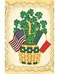 Shamrock Basket Banner