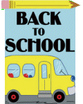 Back To School Bus Banner