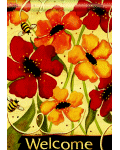 [Poppies & Bees Banner]