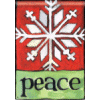 Peace Snowflake Banner