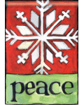 Peace Snowflake Banner