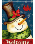 [Welcome Snowman Banner]