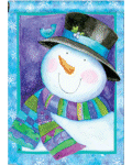 Jolly Snowman Banner