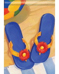Blue Flip Flops Banner