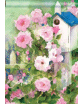 [Roses and Birdhouse Banner]
