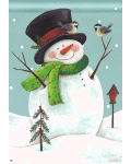 [Woodland Snowman Banner]
