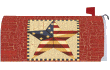 [Barn Star Americanna Mailbox Cover]