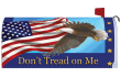 [Don't Tread On Me Eagle Mailbox Cover]
