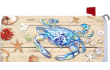 [Blue Crab Welcome Mailbox Cover]