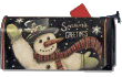 [Vintage Snowman Mailbox Cover]
