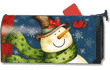[Welcome Snowman Mailbox Cover]