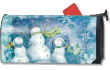 [Snow Flurries Mailbox Cover]