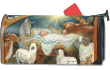 [Christ Is Born Mailbox Cover]