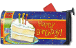 Happy Birthday Mailbox Cover