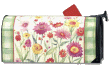 Wildflower Plaid Mailbox Cover