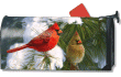 [Cardinals In Snow Mailbox Cover]