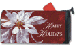 [White Poinsettia Mailbox Cover]