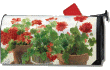 [Red Geraniums Mailbox Cover]