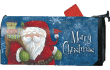 [Snowy Santa Mailbox Cover]
