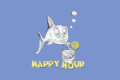 Happy Hour Bubbles flag