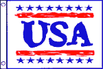 U S A - White flag