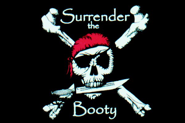 surrender the booty t shirt