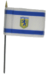 Jerusalem, Israel Desk Flag