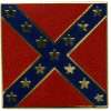 [Confederate Battle Square Flag Pin]