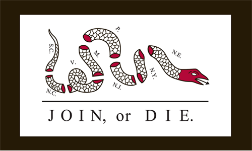 Join Or Die Outdoor Flags