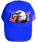 [Eagle Economy Velcro Strap Blue Ball Cap]