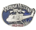 [Vietnam Veteran Huey Helicopter Belt Buckle]