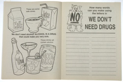 We Don't Need Drugs (CB120) Educational Coloring Books - CRW Flags