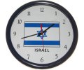 [Israel Flag Wall Clock]
