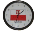 [Poland Wall Clock]