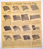 [History of Famous American Flags Parchment Document]
