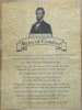 [Lincoln's Rules Of Conduct Parchment Document]