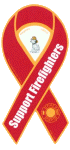 [Firefighters Ribbon Magnet]