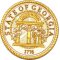 Georgia state seal patch