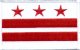 Washington D.C. flag patch
