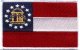 Georgia flag patch