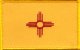 New Mexico flag patch