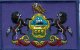 Pennsylvania flag patch